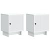 vidaXL Nattbordskap 2 stk. Hvit 43 x 34,5 x 50 cm Konstruert tre