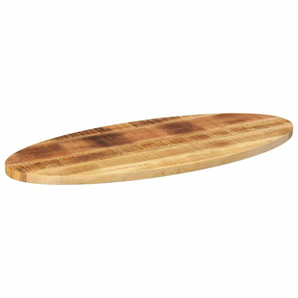 vidaXL Bordplate 120x50x2,5 cm oval heltre mango