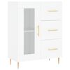 vidaXL Highboard hvit 69,5x34x180 cm konstruert tre