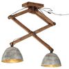 vidaXL Taklampe 25 W vintage s&oslash;lv 29x18x85 cm E27