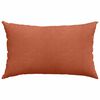vidaXL Sofaputer 2 pcs Rød oransje 50 x 30 cm Corduroy stoff