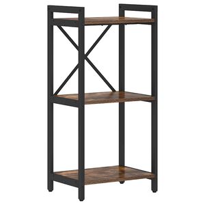 vidaXL Bokhylle 40 x 30 x 85 cm Konstruert tre R&oslash;kt eik