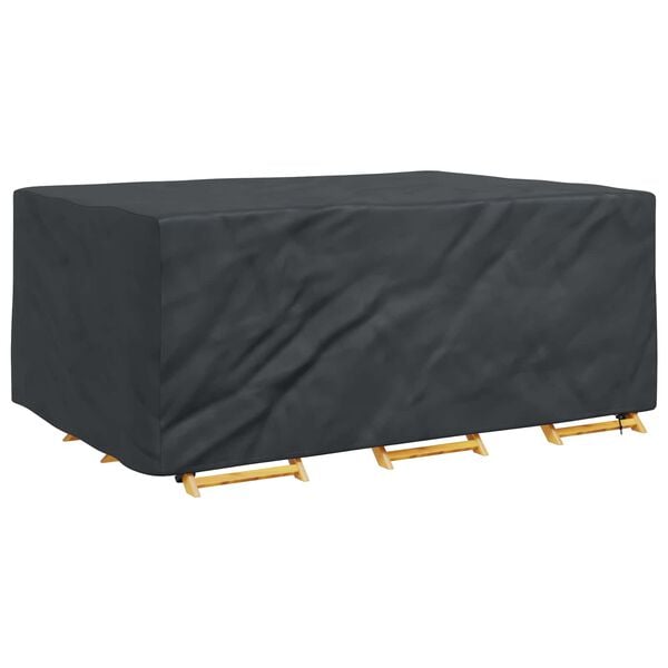 vidaXL M&oslash;belbeskyttelse Ensfarget Svart 220 x 150 x 85 cm 600D