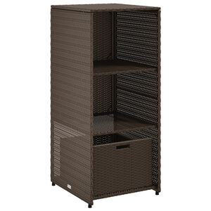 vidaXL Putekasse brun 50x55x115 cm polyrotting