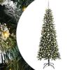 vidaXL Kunstig juletre med 300 LED gr&oslash;nn 240 cm PVC og plast og st&aring;l