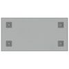 vidaXL Veggmontert magnettavle hvit 60x30 cm herdet glass
