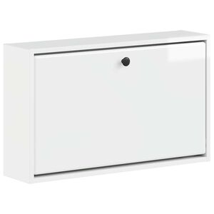 vidaXL Vegghengt skoskap BREDA 71 x 17 x 43 cm Konstruert tre