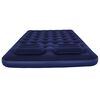 Bestway Oppbl&aring;sbar flokket luftseng pute luftpumpe 203x152x22cm 67374