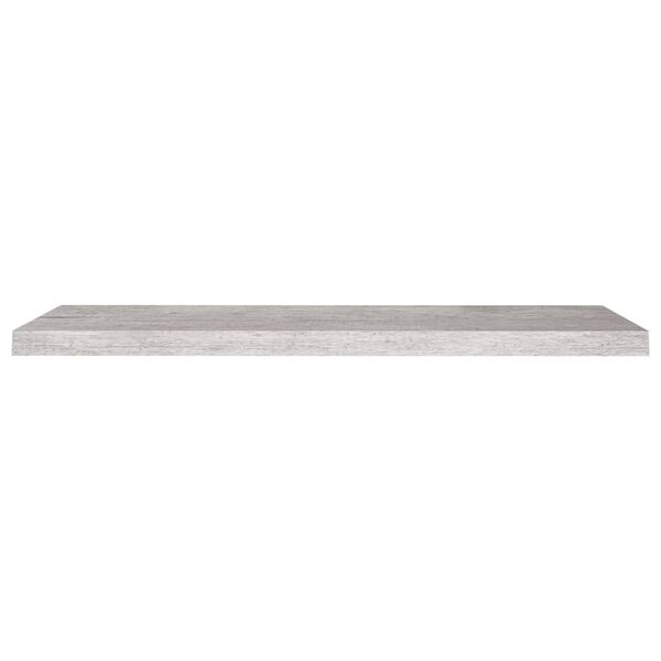 vidaXL Flytende vegghylle betonggrå 90x23,5x3,8 cm MDF