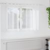 vidaXL Voile Gardin med gardiner 2 pcs Hvit 140 x 140 cm Polyester