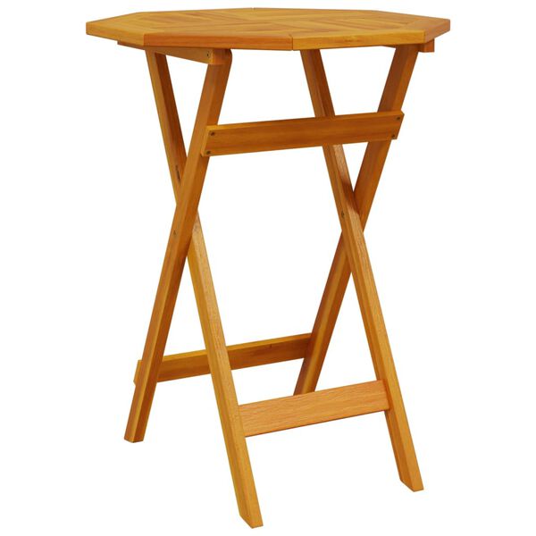 vidaXL Sammenleggbart hagebord Ø60x75 cm heltre akasie