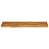 vidaXL Bordplate 140x40x2,5 cm naturlig kant heltre mango