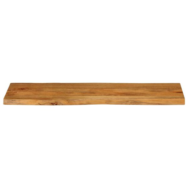 vidaXL Bordplate 140x40x2,5 cm naturlig kant heltre mango