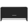 vidaXL Garderobe svart 70x32,5x35 cm konstruert tre