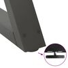 vidaXL Salongbordben 2 stk antrasitt 70 x (42-43,3) cm st&aring;l