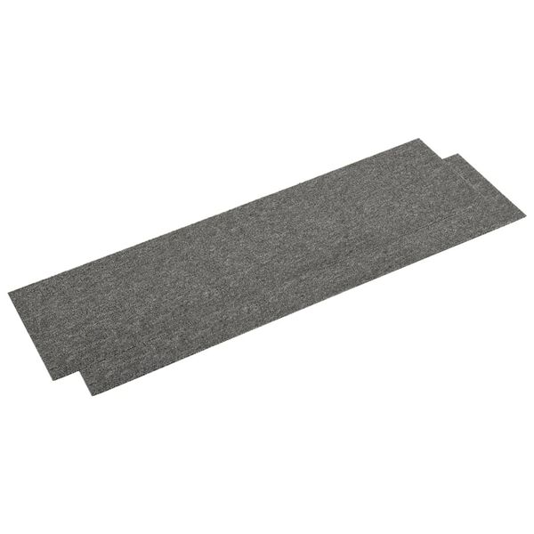 vidaXL Teppefliser gulv 16 stk 4 m&sup2; 25x100 cm gr&aring;