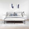 vidaXL Nattskap med 2 skuffer 2 stk hvit 38x34x80 cm