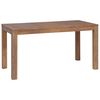 vidaXL Spisebord heltre teak med naturlig etterbehandling 140x70x76 cm