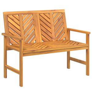 vidaXL Hagebenk 109 cm heltre akasie