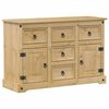 vidaXL Skjenk Corona 112x40x75 cm heltre furu