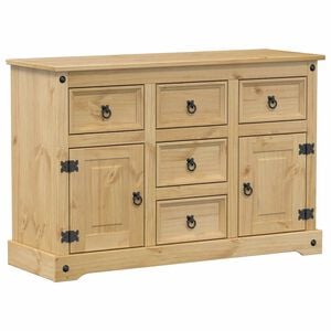 vidaXL Skjenk Corona 112x40x75 cm heltre furu