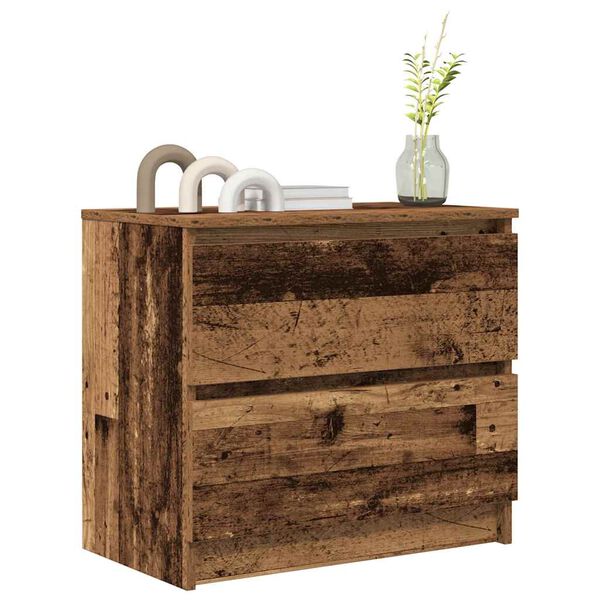 vidaXL TV-benk gammelt tre 60x35x54 cm konstruert tre