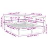 vidaXL Seng med bokhylle uten madrass 160x200 cm heltre furu