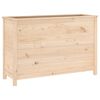 vidaXL H&oslash;ybed for hage 119,5x40x78 cm heltre furu
