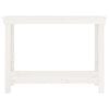 vidaXL Arbeidsbenk hvit 110x50x80 cm heltre furu