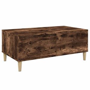 vidaXL Salongbord r&oslash;kt eik 90x50x36,5 cm konstruert tre