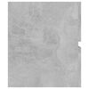 vidaXL Servantskap betonggrå 80x38,5x45 cm konstruert tre