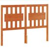 vidaXL Hodegavl voksbrun 135 cm heltre furu