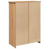 vidaXL Skoskap PANAMA 80x40x114 cm heltre furu