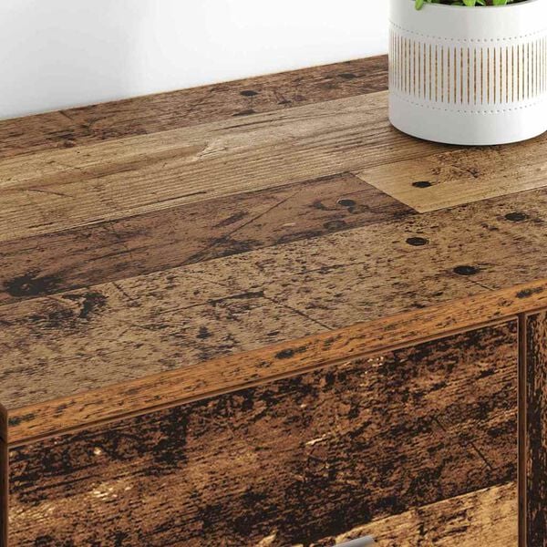 vidaXL Skap Corona 2 pcs Gamle tre 59 x 39 x 80 cm Konstruert tre