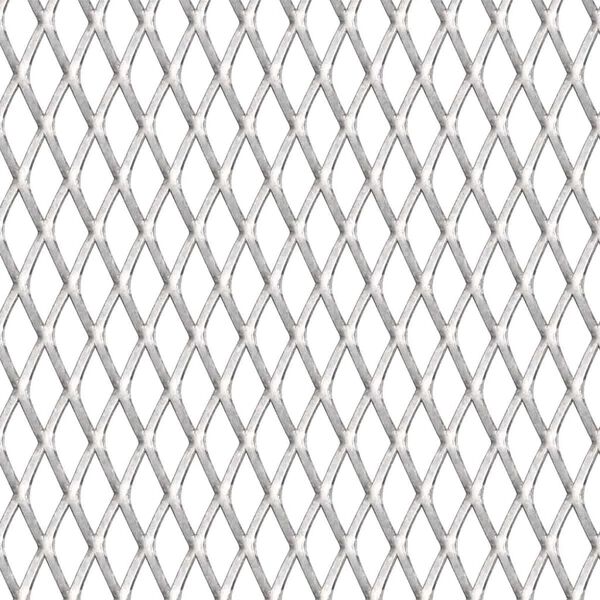 vidaXL Kjedegjerde for hage rustfritt st&aring;l 100x85 cm 20x10x2 mm