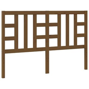 vidaXL Sengegavl honningbrun 166x4x100 cm heltre furu