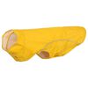 vidaXL Hunde regnfrakk med refleksstrimler polyester gul XL