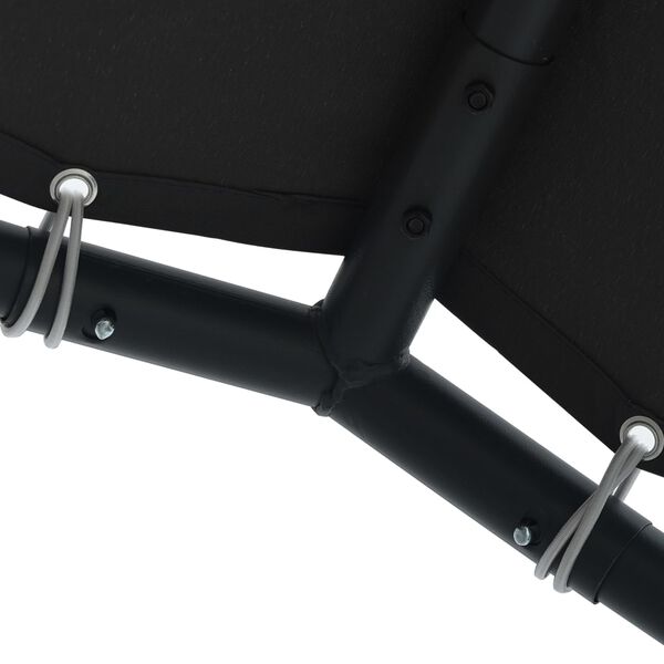 vidaXL Paviljongtelt 3x3 m st&aring;l antrasitt