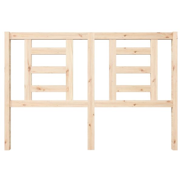 vidaXL Sengegavl 146x4x100 cm heltre furu