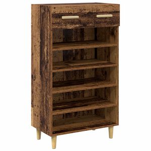 vidaXL Sko Skap 60 x 35 x 105 cm Konstruert tre Gammelt tre