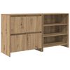 vidaXL Serviesskap 2 stk. Artisan Eik 70 x 41 x 75 cm Konstruert tre