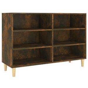 vidaXL Skjenk r&oslash;kt eik 103,5x35x70 cm konstruert tre
