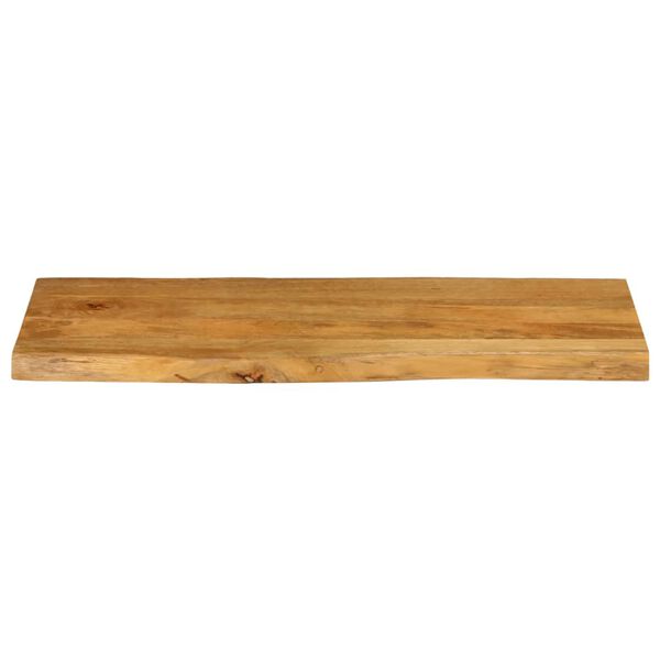 vidaXL Bordplate 80x40x2,5 cm naturlig kant heltre mango