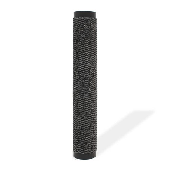 vidaXL Støvkontroll matte rektangulær tuftet 120x180 cm antrasitt