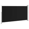 vidaXL Uttrekkbar sidemarkise 160x300 cm svart