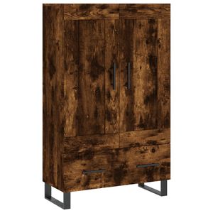 vidaXL Highboard r&oslash;kt eik 69,5x31x115 cm konstruert tre