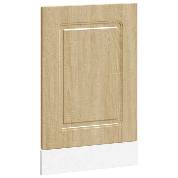 vidaXL Oppvaskmaskin panel sonoma eik 45x1,5x67 cm konstruert tre
