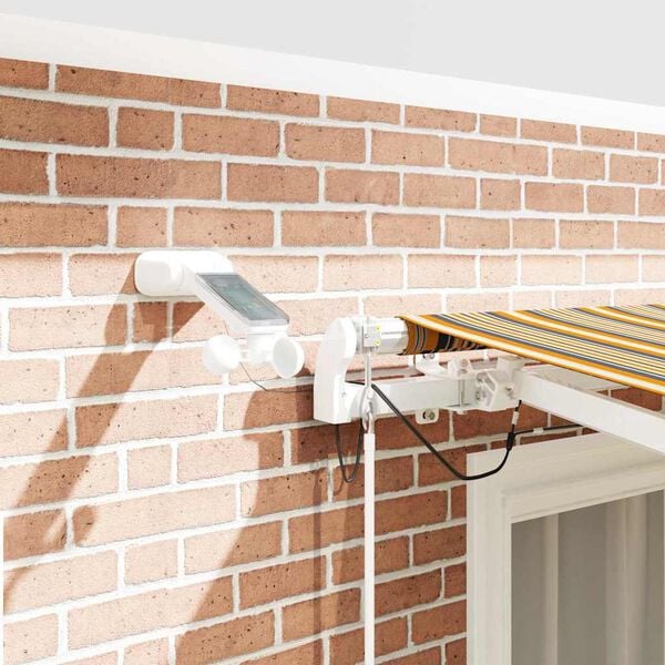 vidaXL Innvendbar Markise Flerfarget 300 x 250 cm Polyester og Metall