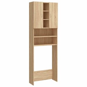 vidaXL Vaskemaskinskap sonoma eik 64x25,5x190 cm