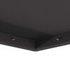 vidaXL B&aring;lplass Svart 80 x 80 x 40 cm St&aring;l